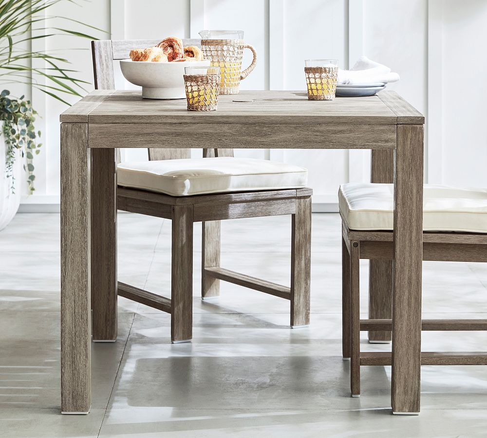 Indio Eucalyptus Square Dining Table Pottery Barn