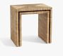 Malibu Rectangular Woven Nesting Table | Pottery Barn