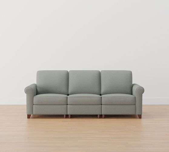 Pottery barn cameron roll arm deals sofa