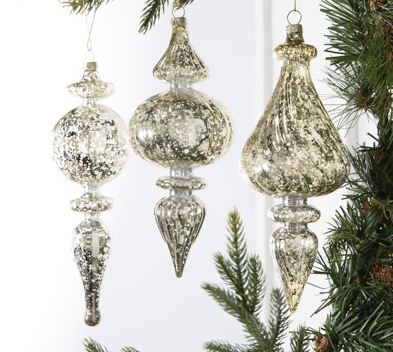 3 Shatterproof Ornament Box Set - Star Gold main image 1