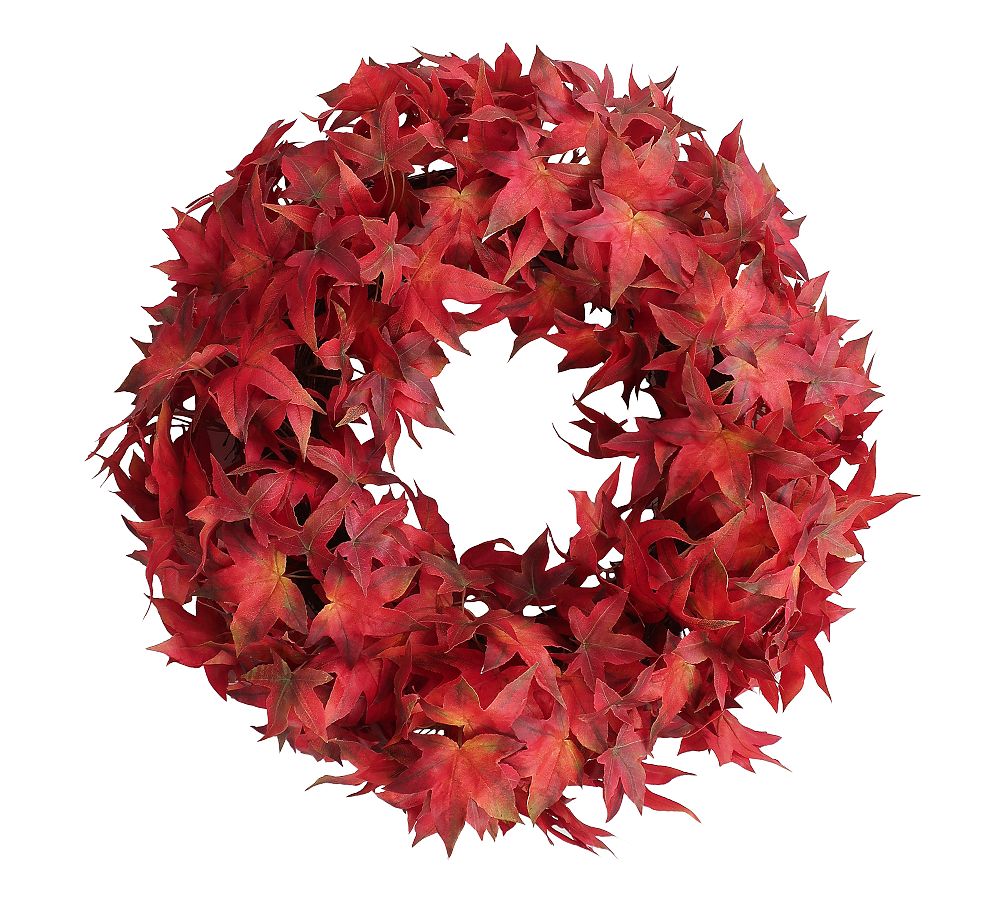 Faux Maple Wreath