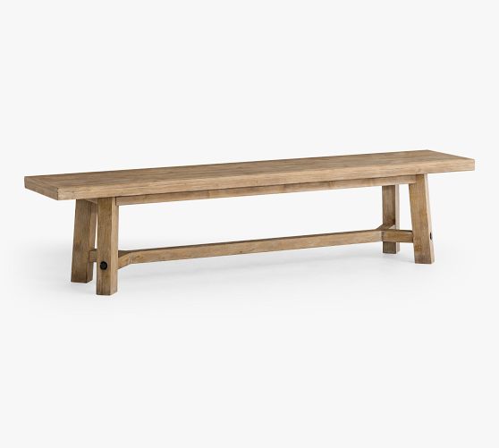 Rustic Farmhouse Dining Bench | Pottery Barn