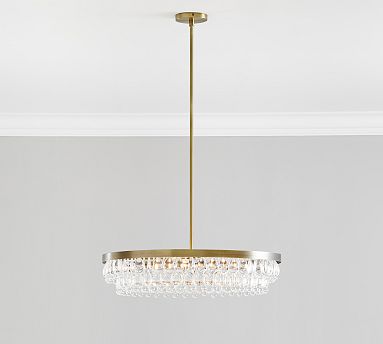 Mallory Crystal Round Chandelier