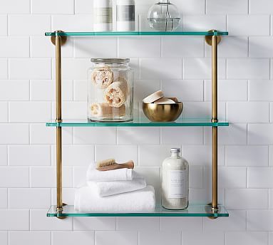 Mercer Triple Glass Shelf