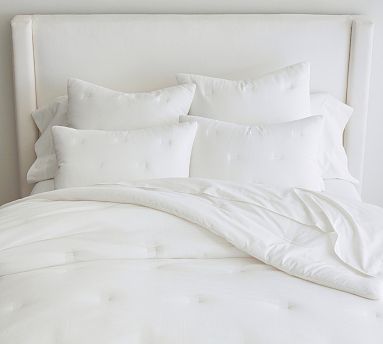 Pottery barn white comforter outlet king