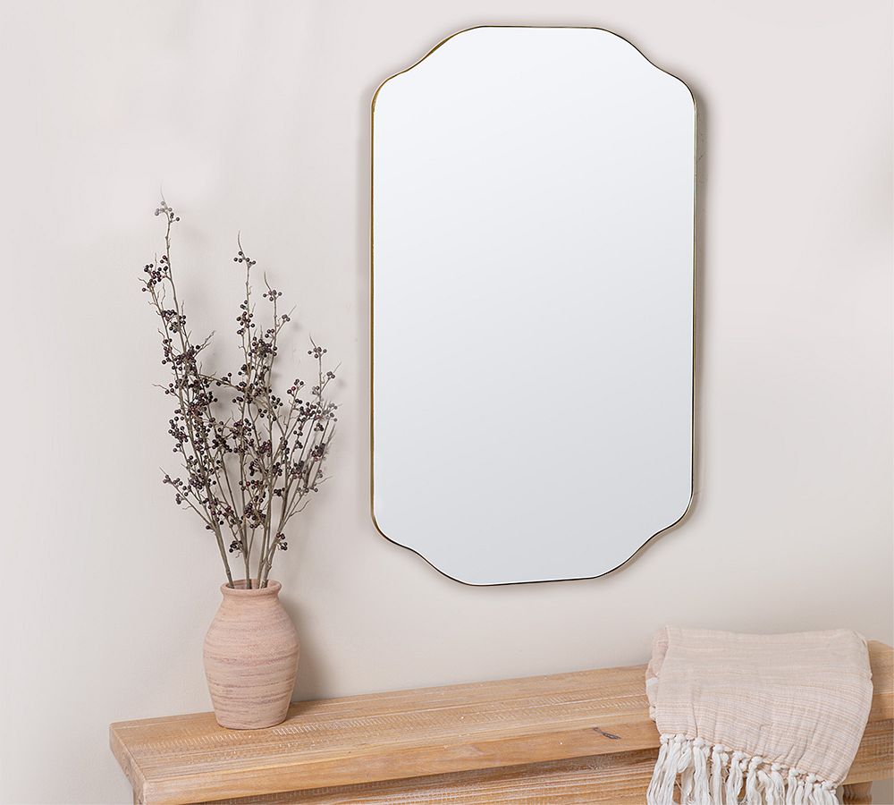 Leelah Rectangular Wall Mirror Pottery Barn