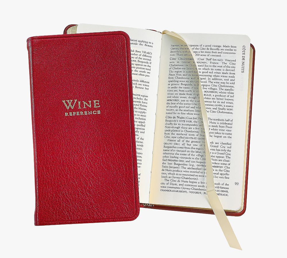 Professional Wine Reference By Frank E. Johnson Leather-Bound Book