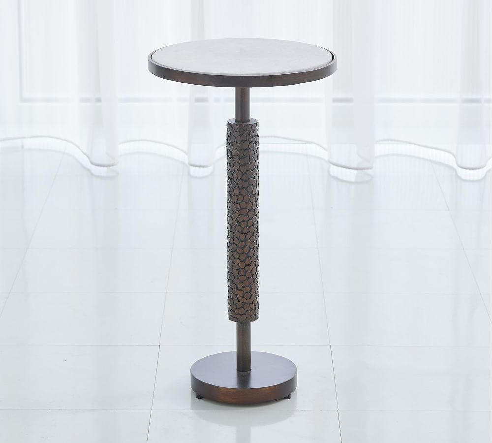 Sandler Round Marble Accent Table