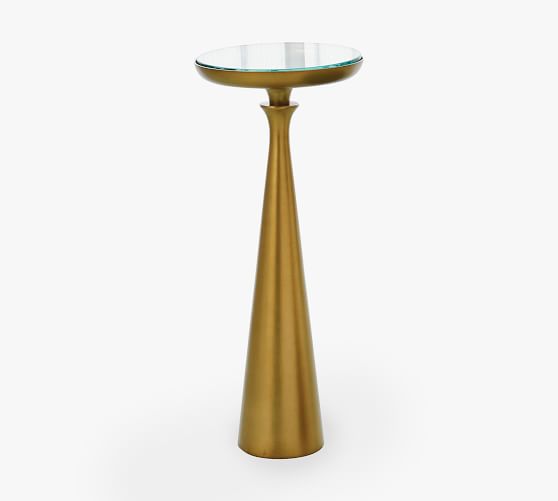 Chevy Round Metal Cocktail Table | Pottery Barn