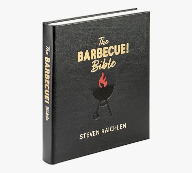 The BBQ Bible By Steven Raichlen Leather-Bound Book | Pottery Barn