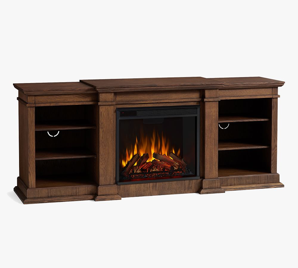 Lori Electric Fireplace Media Pottery Barn