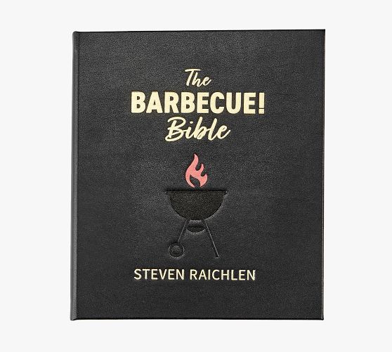 The BBQ Bible By Steven Raichlen Leather-Bound Book | Pottery Barn