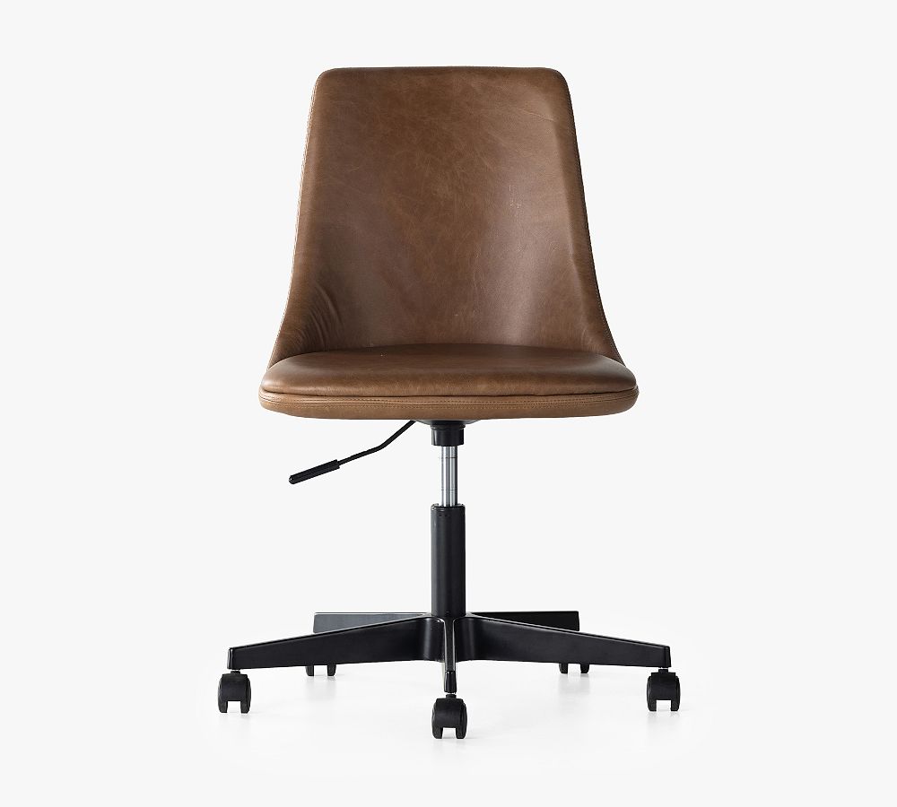 Pottery Barn Leather Desk Chair