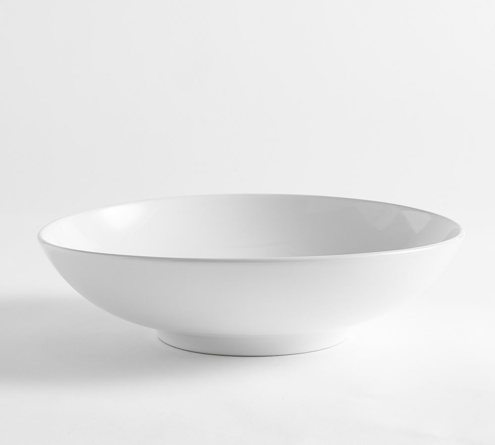Mason Stoneware Fruit Bowl GLOSSY TRUE WHITE