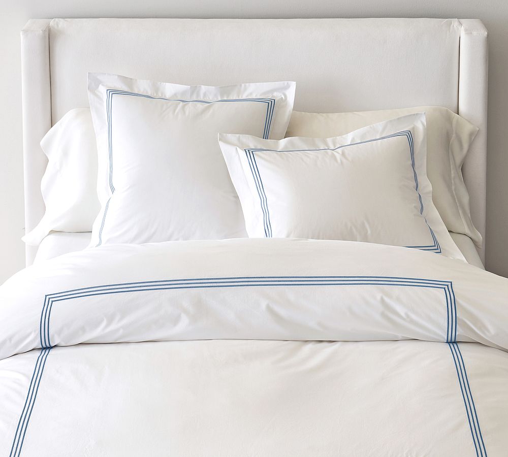 Grand Organic Percale Duvet Cover | Pottery Barn