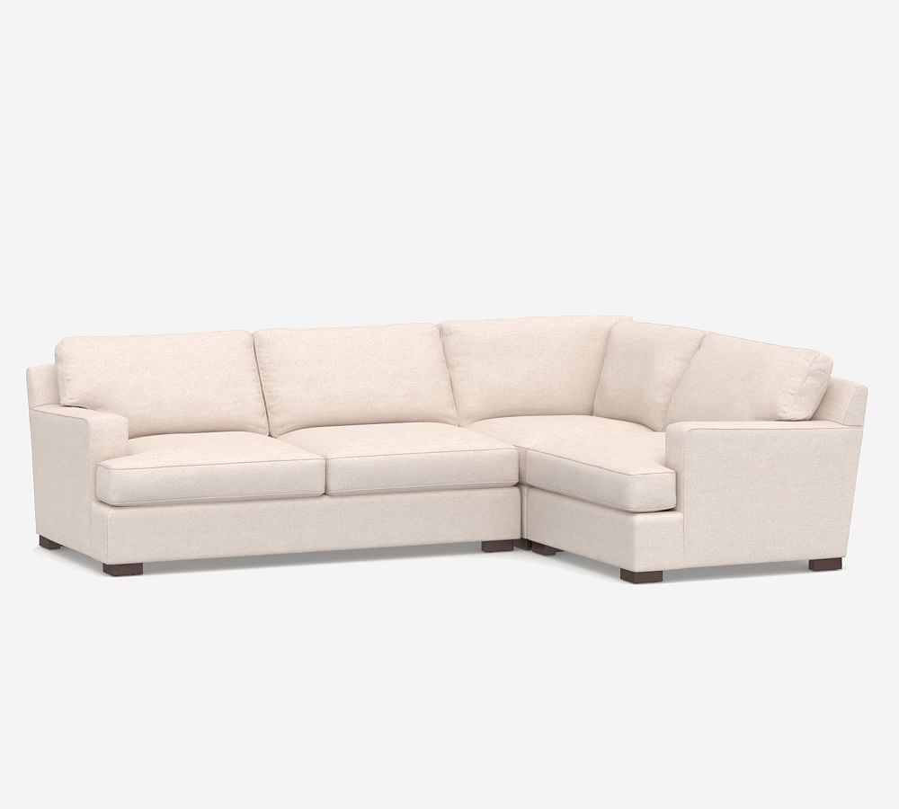 Townsend Square Arm Upholstered 3-Piece Sectional