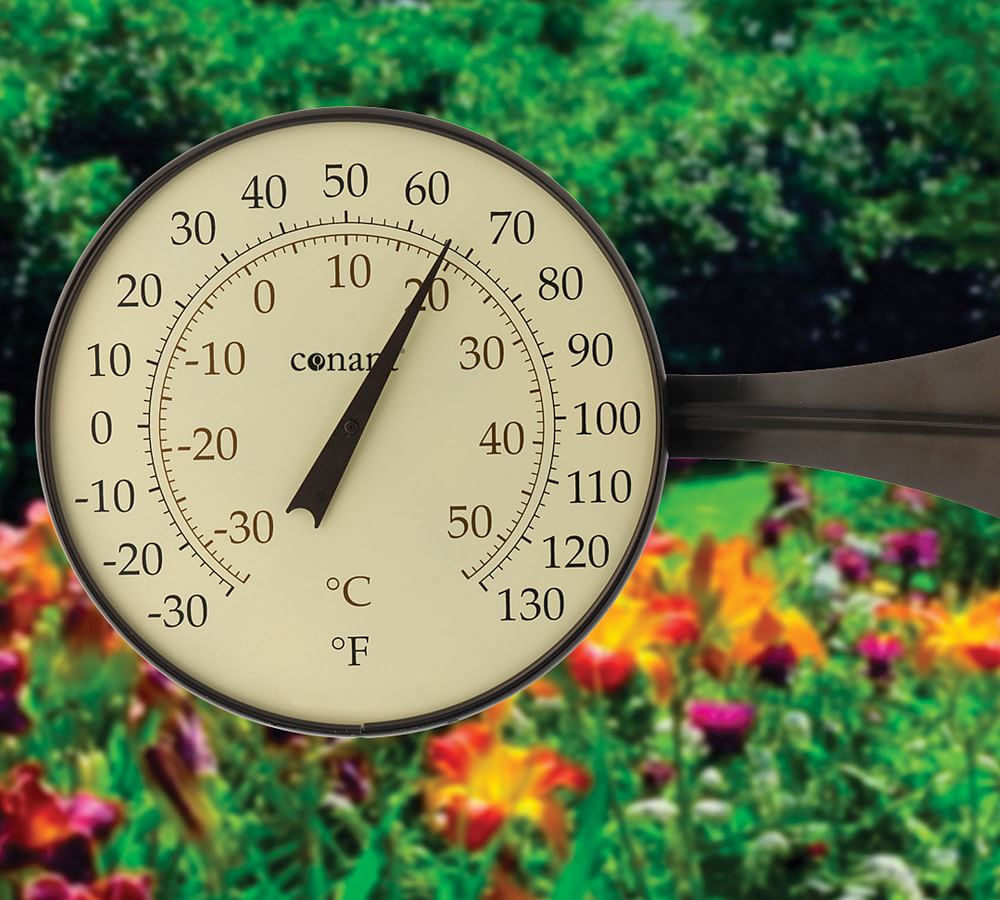 Unique Large-Dial Window Thermometer