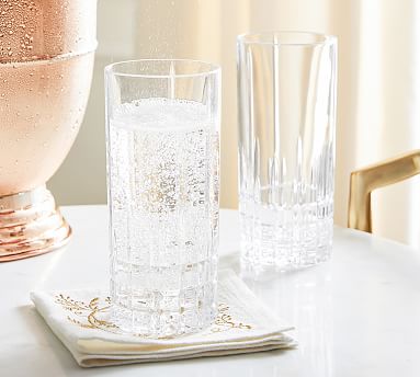 Monique Lhuillier Delphine Highball Glasses - Set of 4