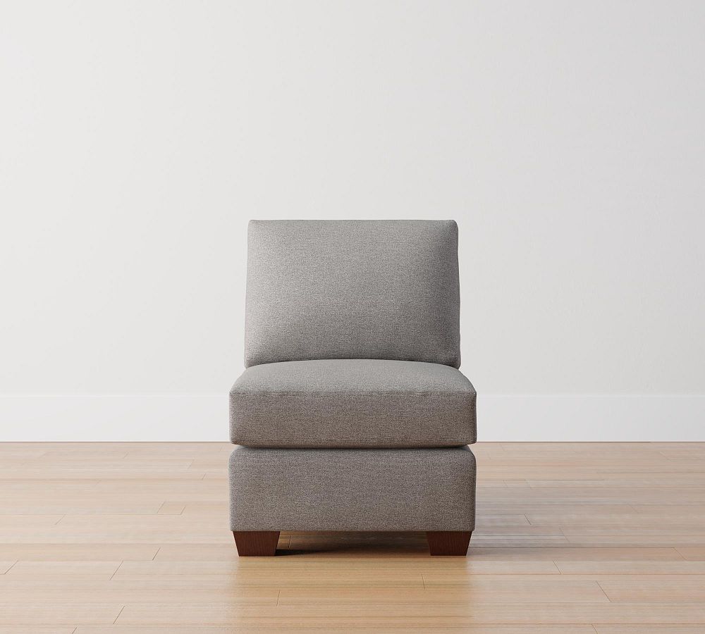 Build Your Own York Slope Arm Upholstered Sectional Pottery Barn