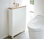 Yamazaki Slim Rolling Bathroom Cart with Handle | Pottery Barn
