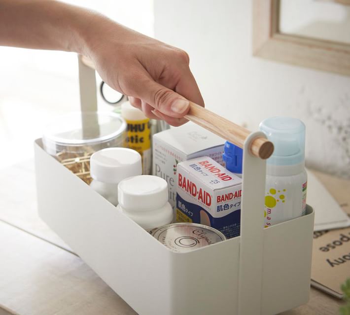 Yamazaki Wood Handle Bath Caddy