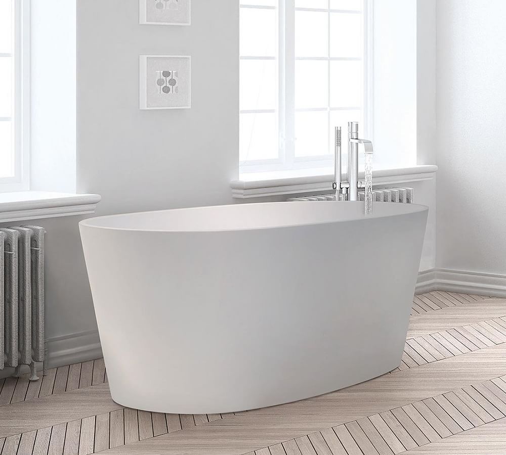 Holas 72 Handcrafted Freestanding Concrete Bathtub