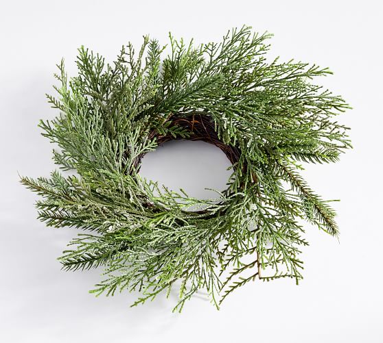 Faux Mixed Pine Wreath | Pottery Barn