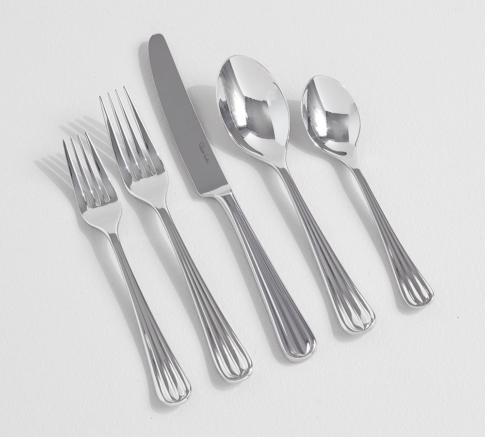 Palm Stainless Steel Flatware Sets Pottery Barn