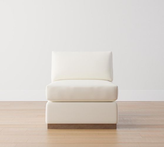 Build Your Own Carmel Recessed Square Arm Upholstered Sectional with