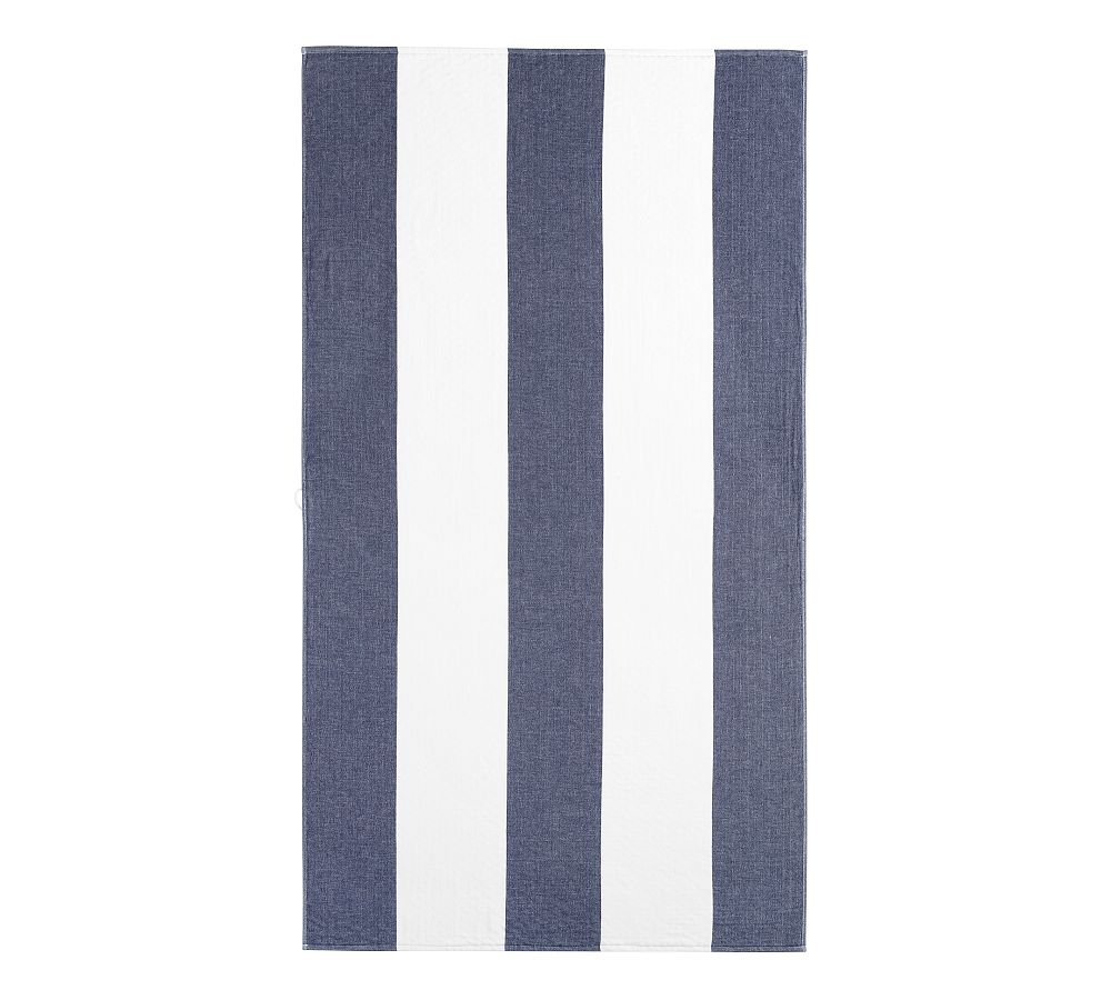 Conner Block Striped Beach Towel