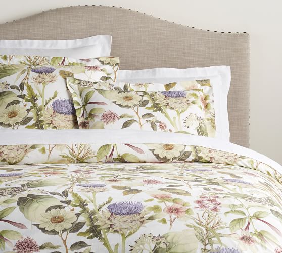 Laney Floral Organic Quilt Cover & Pillowcases - Pottery Barn Kids Australia