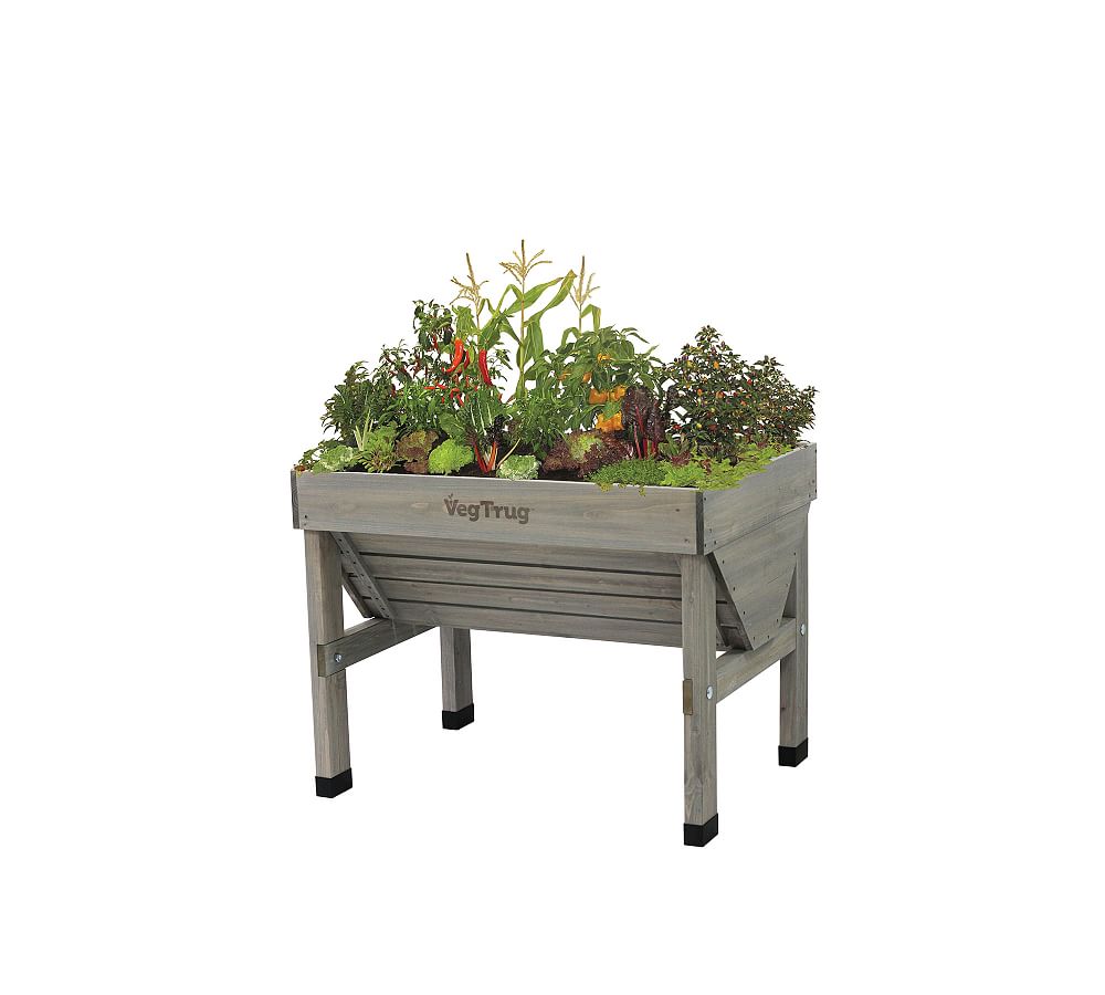 Wall Hugger Raised Garden Bed