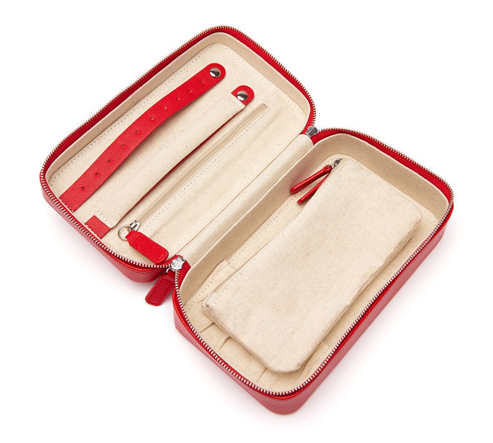 Ella Vegan Leather Travel Jewelry Case Medium Pottery Barn