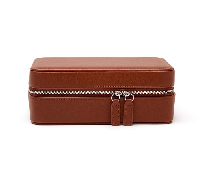 Premium Leather Jewelry Box, Travel Case, Pouch