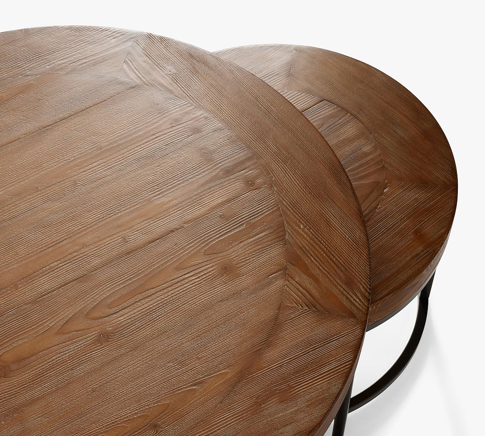 Malcolm Round Nesting Coffee Tables Pottery Barn