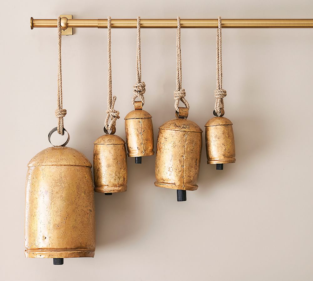 Handcrafted Brass Bells Wall Art