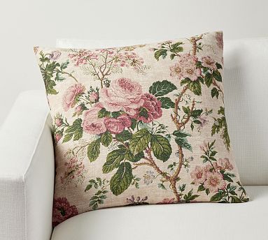 Rose best sale throw pillow