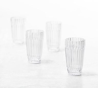 Pantry Tall Tumbler Glasses - Set of 6, Drinking Glasses