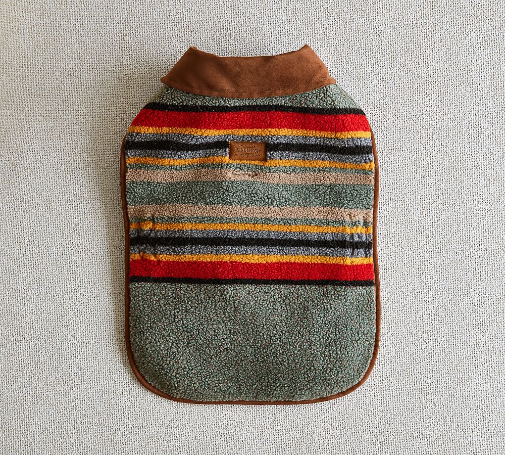 Short Oven Mitts with a double thermal palm and Pendleton Wool