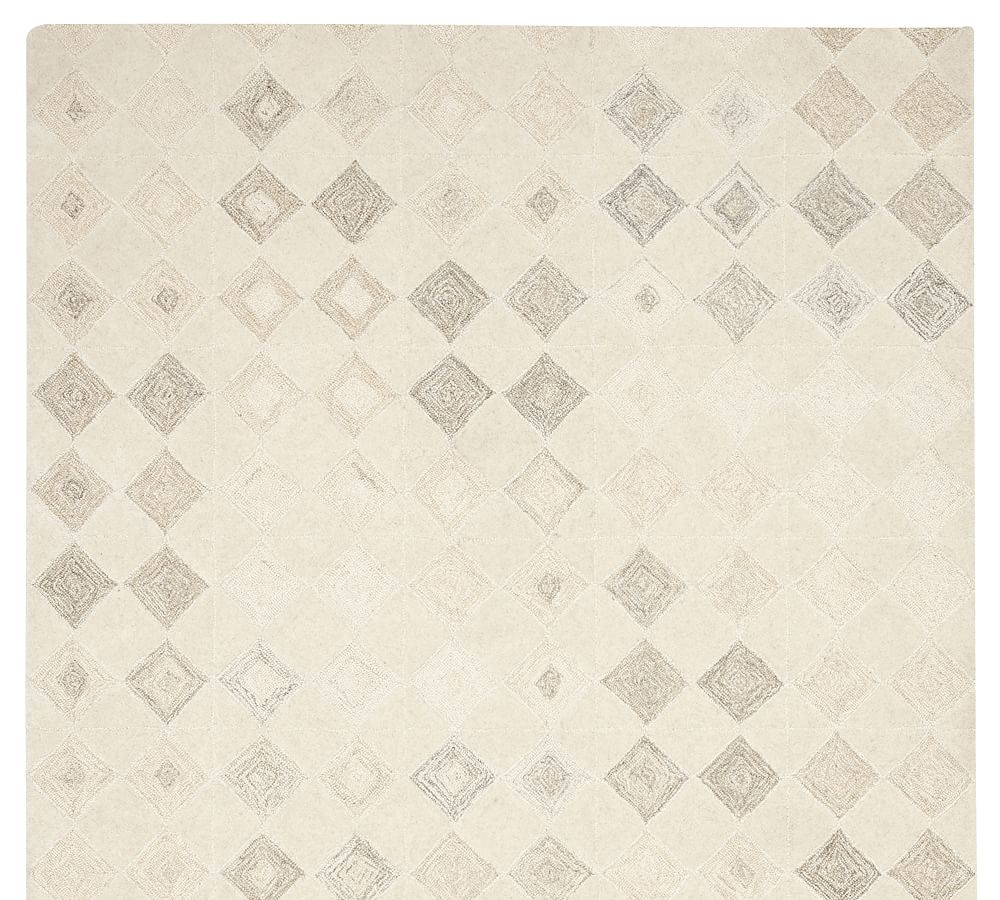 OPEN BOX Lin Hand Tufted Wool Rug Pottery Barn