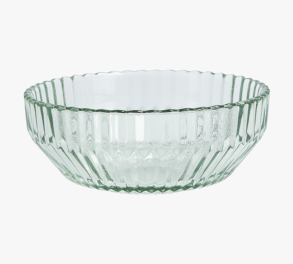 Fluted Glass Coupe Bowl - Set of 4