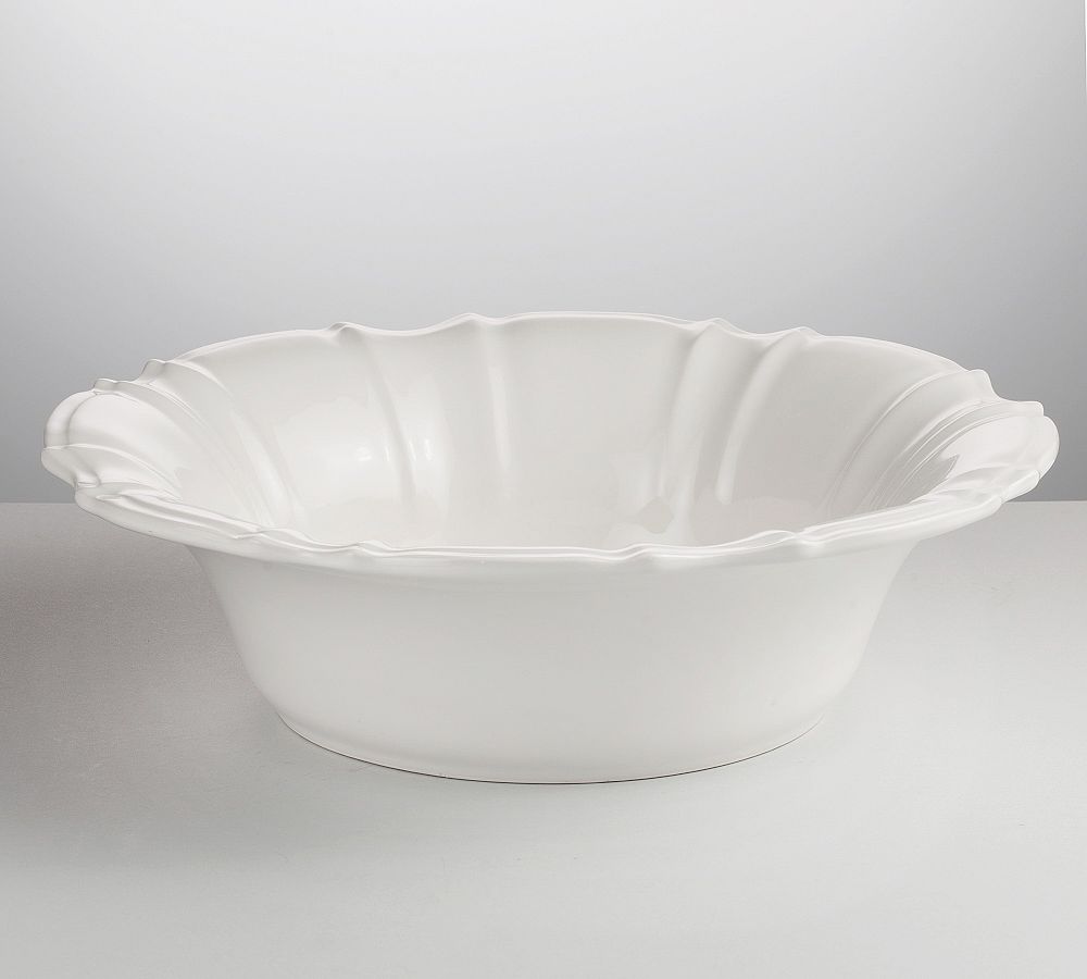 Chloe Earthenware Serving Bowl Pottery Barn