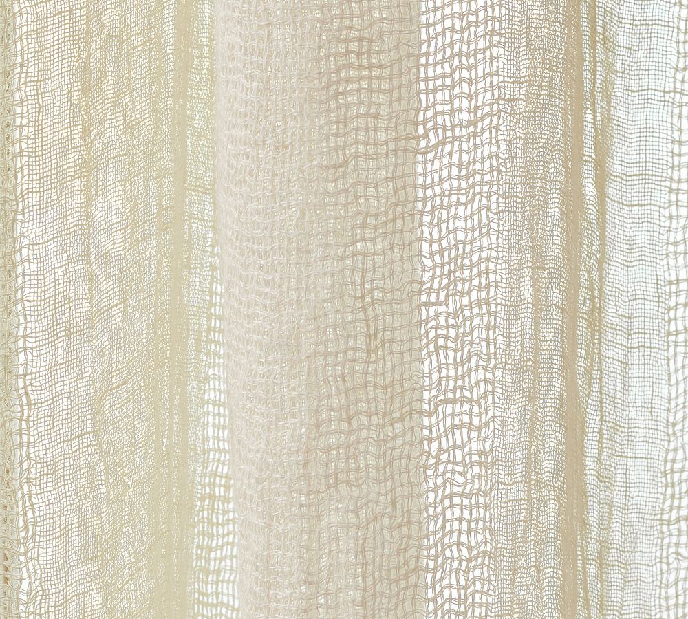 Shadow Stripe Sheer Curtain