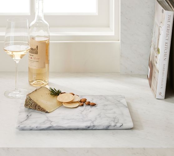 White Marble Cheese Charcuterie Board & Knife Set/Cutting – Opulence Wine