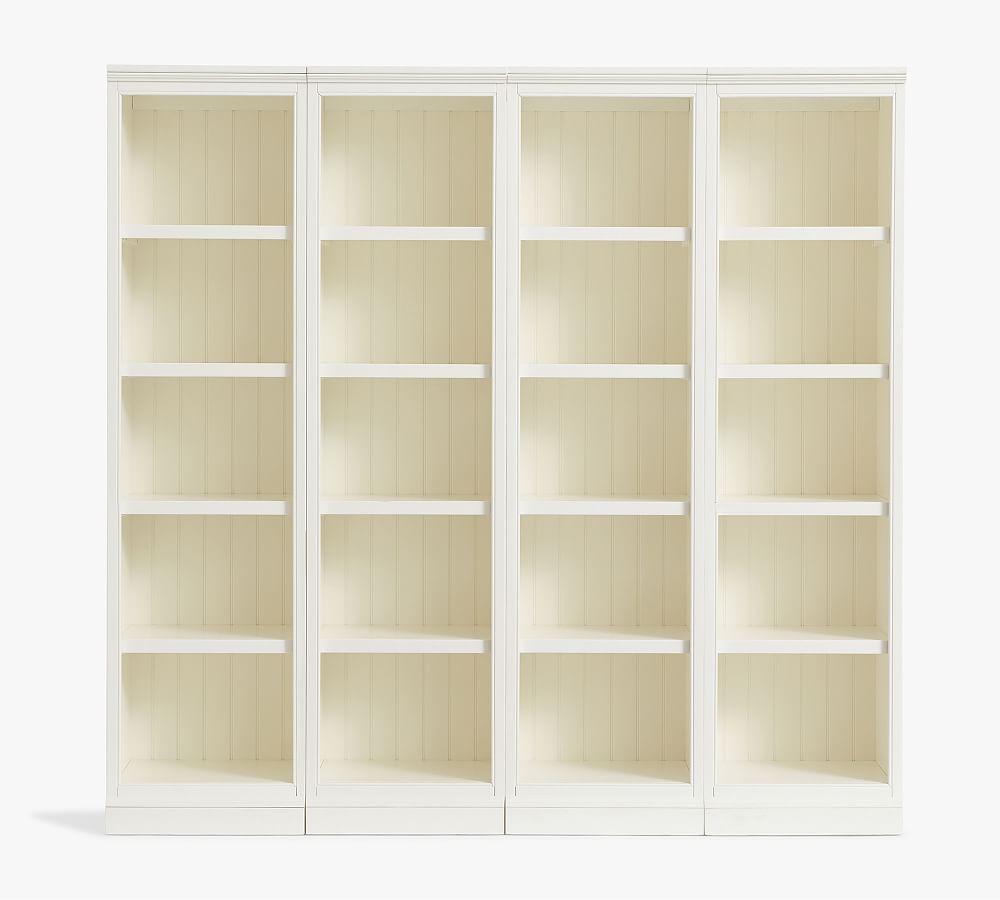 Aubrey 74.5'' Shelf with Open Cabinets