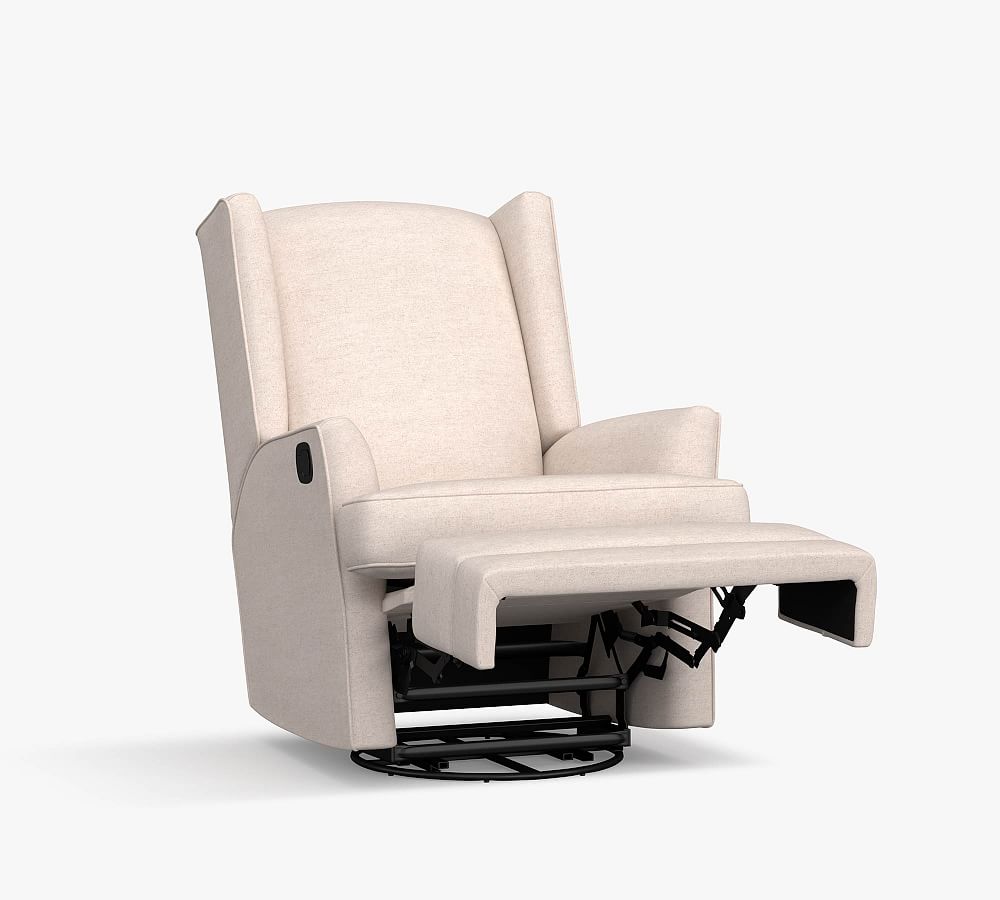 Modern wingback swivel glider & online recliner