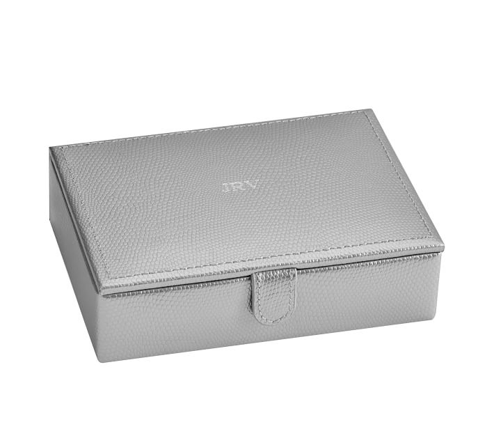 Grey Travel Jewelry Box