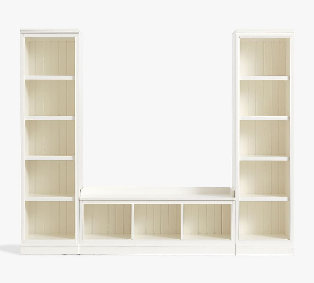 Aubrey 3-Piece Entryway Set With Bookcases