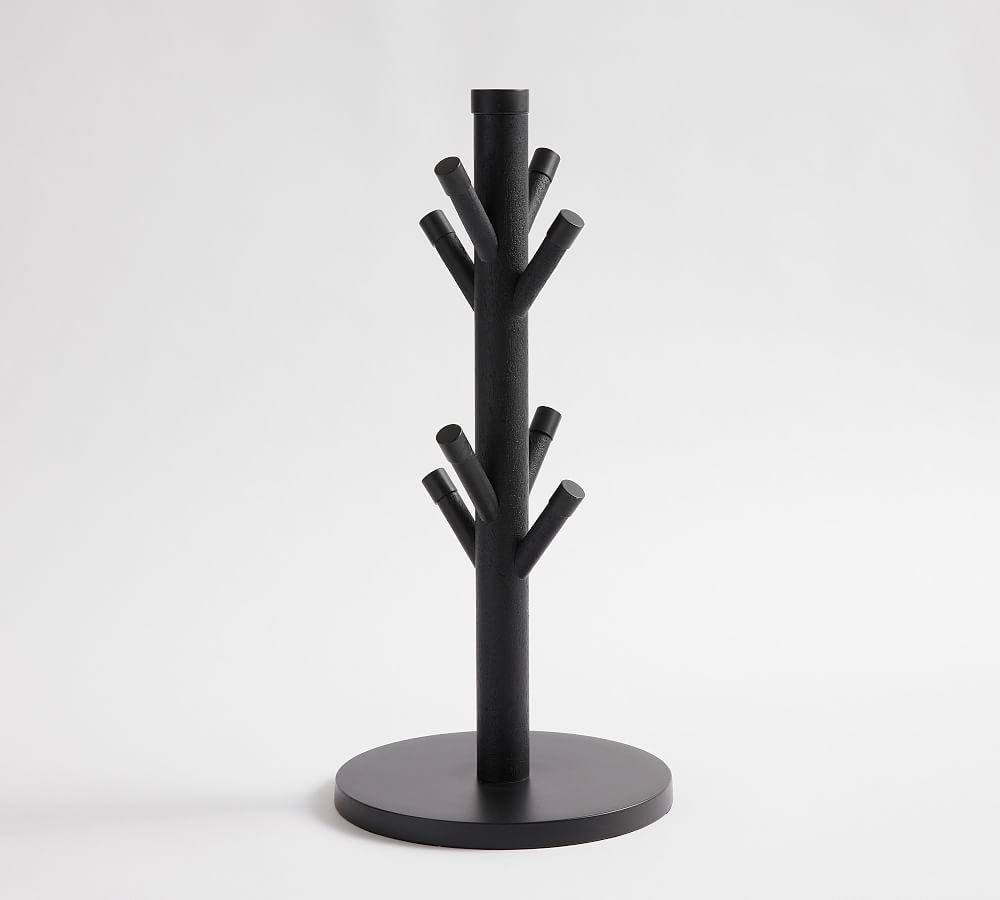 Chateau Wood Mug Tree Pottery Barn