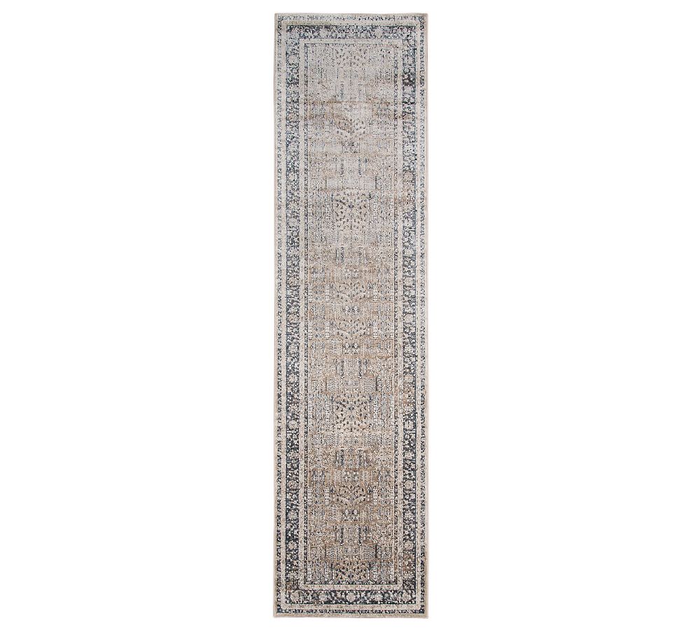 Navy Multi Lavinia Rug Patterned Rugs Pottery Barn